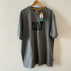 Caterpillar Dark Gray Men's Short Sleeve Tee